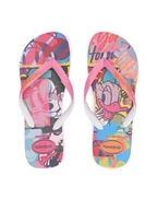 Klapki i japonki damskie - Havaianas Japonki 41235005217 Różowy - miniaturka - grafika 1