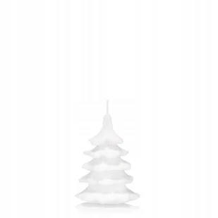 Świeca CHOINKA 10 cm kolor BIAŁY - Świece - miniaturka - grafika 1