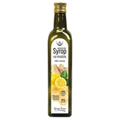 Syropy i koncentraty owocowe - Oleofarm Syropy Świata Imbir z Cytryną, syrop na miodzie, 250 ml - miniaturka - grafika 1