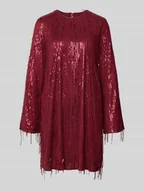 Sukienki - Sukienka mini o kroju relaxed fit z okrągłym dekoltem model ‘Lantra’ - miniaturka - grafika 1