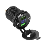 Ładowarki samochodowe - Peiying Ładowarka samochodowa 2xUSB Quick Charge - miniaturka - grafika 1