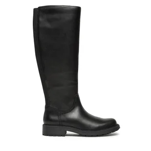 Kozaki Clarks Orinoco2 Rise 261747894 Czarny - Kozaki damskie - miniaturka - grafika 1