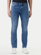 Spodnie męskie - BOSS Jeansy P-Delaware 50555220 Granatowy Slim Fit - miniaturka - grafika 1