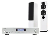 Zestawy stereo - Rotel A14 MkII (srebrny) + Tesi 5 (biały) - miniaturka - grafika 1