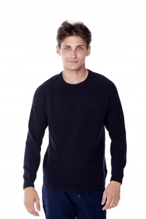 LEE RICE KNIT MIDNIGHT NAVY L83MOCMA S - Swetry męskie - miniaturka - grafika 1