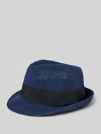 Czapki męskie - Kapelusz słomiany z efektem plecionki model ‘TRILBY’ - miniaturka - grafika 1