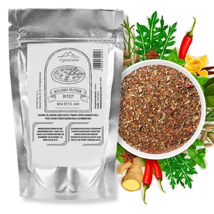 Przyprawa do PIZZY 200 g wysokiej jakości mieszanka ziół BAZYLIA Tymianek - Przyprawy i zioła sypkie - miniaturka - grafika 1