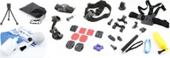 Akcesoria do kamer sportowych - Xrec ZESTAW Akcesoria do GoPro HERO 5 4 3+ 3 + / SJCAM SJ7000 / SJ6000 / SJ5000 / SJ4000 - miniaturka - grafika 1