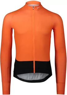 POC Essential Road LS Jersey Men, pomarańczowy S 2022 Koszulki kolarskie - Koszulki rowerowe - miniaturka - grafika 1