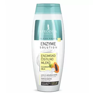 Afrodita Clean Phase, Enzymowe Mleko Oczyszczające, 200ml - Mleczka do demakijażu - miniaturka - grafika 1
