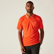 Koszulki sportowe męskie - Regatta Męska koszulka polo Maverik V Pomarańczowy, Rozmiar: 3XL - miniaturka - grafika 1