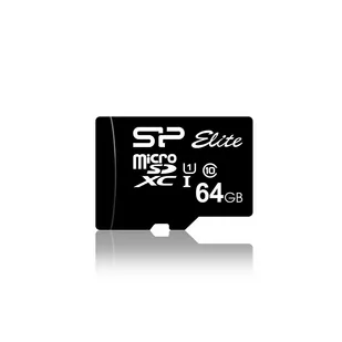 Silicon Power microSDXC class 10 ( + adapter ) 64GB (SP064GBSTXBU1V10SP) - Karty pamięci - miniaturka - grafika 1