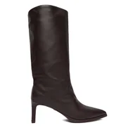 Kozaki damskie - Kozaki GINO ROSSI EO-SLT2636-1203-3R Brązowy - miniaturka - grafika 1