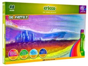 CRICCO Pastele olejne 48 kolorów - Kredki, ołówki, pastele i pisaki - miniaturka - grafika 1