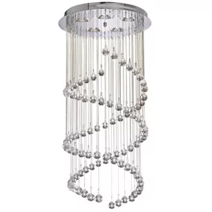 Searchlight Lampa wisząca Hallway z kryształami, 80 cm - Lampy sufitowe - miniaturka - grafika 1