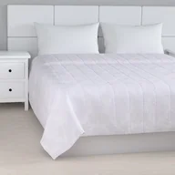 Narzuty - Dekoria Narzuta pikowana w pasy biały szer.260 × dł.210 cm Damasco 500-613-00 - miniaturka - grafika 1