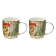 Kubki - ROSE&TULIPANI MIRABILIA Zestaw 2 kubków 420 ml, żółty - miniaturka - grafika 1