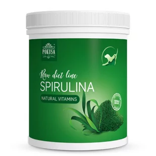 Pokusa Spirulina 250g - Suplementy i witaminy dla psów - miniaturka - grafika 1
