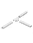 Pozostałe akcesoria sieciowe - Trójnik listwowy LO 14x14 biały 100szt. / Stasiński - miniaturka - grafika 1