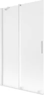 Parawany nawannowe - Mexen Velar parawan nawannowy 2-skrzydłowy rozsuwany 110 x 150 cm, szron, biały - 896-110-000-31-20 - miniaturka - grafika 1