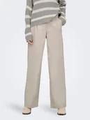 Spodnie damskie - pantaloni donna only 15334261 carrie chateau gray - miniaturka - grafika 1