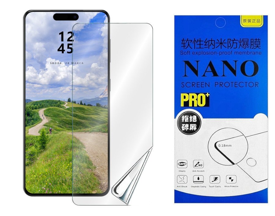 Folia HYDROŻELOWA FLEX NA CAŁY EKRAN TELEFONU do Iphone Air