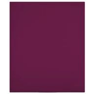 Prześcieradła - vidaXL Prześcieradła, 2 szt., bordowe, 90x200 cm, dżersej bawełniany - miniaturka - grafika 1
