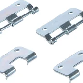 Zawiasy, okucia i inne akcesoria - 2251 części M2 AH - Zestaw 2 dużych zawiasów cynkowych, zapakowanych w woreczek. - miniaturka - grafika 1