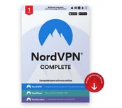 Programy finansowe i kadrowe - NordVPN Complete VPN + Menedżer haseł + Chmura 1 Rok - miniaturka - grafika 1