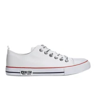 Trampki męskie - Białe trampki męskie Big Star KK174048 - miniaturka - grafika 1