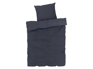 LIVARNO home Pościel z mieszanki bawełny i lnu, 140 x 200 cm (Czarny/ niebieski) - Pościel LIVARNO home Pościel z mieszanki bawełny i lnu, 140 x 200 cm (Czarny/ niebieski) - Pościel - miniaturka - grafika 1