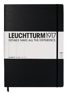 Notes Master Leuchtturm1917 Slim gładki czarny 330754- - Szkolne artykuły papiernicze - miniaturka - grafika 1