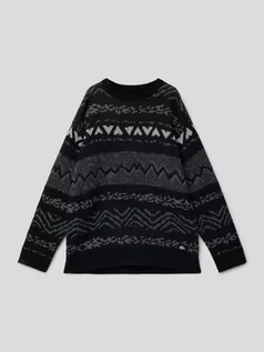Swetry dla chłopców - Sweter z dzianiny z okrągłym dekoltem model ‘ELCHO’ - grafika 1