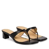 Klapki i japonki damskie - Japonki Guess FLJYZA LEA03 Czarny - miniaturka - grafika 1