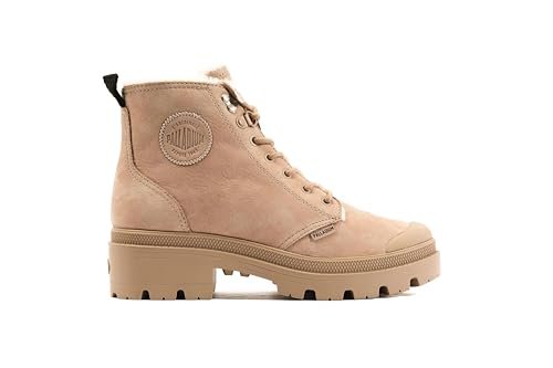Palladium PALLABASE NBK Zip WL, trampki damskie, Ochre Tan, 39.5 EU, Ochre Tan, 39.5 EU