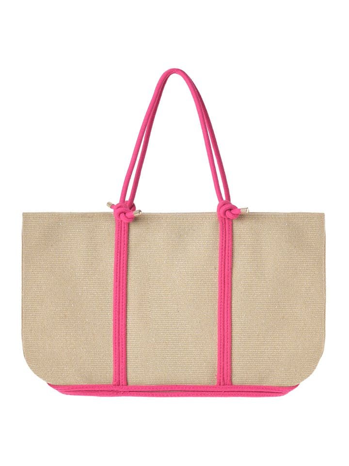 BLE Shopper bag w kolorze beżowym - 50 x 33 x 10 cm