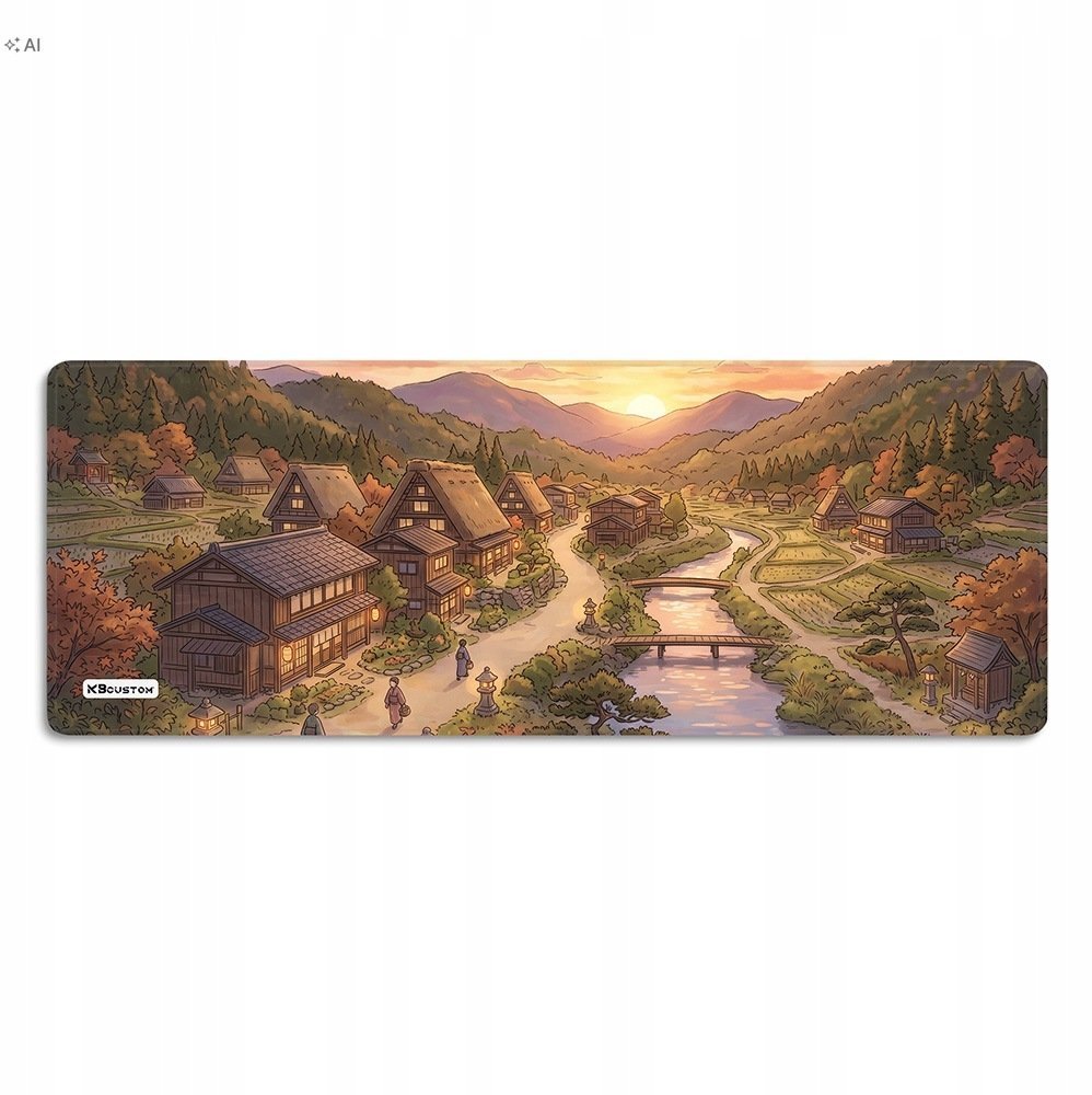 NoName Podkładka Duża Podkładka Pod Mysz 3mm Grubość Jakość 80x30cm KBcustom Prezent Fast