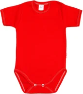 Body dla niemowląt - Body KRÓTKI rękaw CZERWONY r 74 KLEKLE - miniaturka - grafika 1