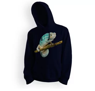 Bluza dziecięca z kapturem kameleon-140 - Bluzy dla dziewczynek - miniaturka - grafika 1