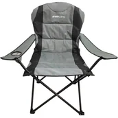Meble turystyczne - Krzesło turystyczne ENERO CAMP Lux Szaro-czarne - miniaturka - grafika 1