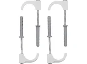 Akcesoria hydrauliczne - HAKI MONTAŻOWE, INSTALATORSKIE Z KOŁKIEM DO RUR 15-28MM 4SZT. - miniaturka - grafika 1