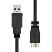 Kable USB - ProXtend USB3AMB-001 kabel USB 1 m USB 3.2 Gen 1 (3.1 Gen 1) USB A Micro-USB B Czarny - miniaturka - grafika 1
