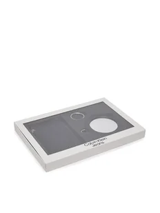 Calvin Klein Jeans Duży Portfel Damski Sculpted Wallet Round Mirror K60K611562 Czarny - Portfele - miniaturka - grafika 1