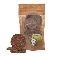 Przysmaki dla gryzoni - FACTORYHERBS Ciasteczka z pasternaku i babki lancetowatej z siemieniem lnianym - przysmak dla gryzoni i królika - 70g - miniaturka - grafika 1