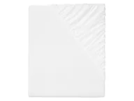 Prześcieradła - LIVARNO home Prześcieradło z dżerseju z gumką, 140-160 x 200 cm (Biały) - miniaturka - grafika 1