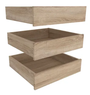 Zestaw 3 Szuflad Tivoli Rolka Z Dystansem 100 Dąb Sonoma - Meble modułowe i akcesoria - miniaturka - grafika 1