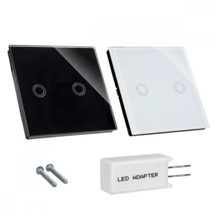 Maclean Dotykowy włącznik światła podwójny schodowo-krzyżowy MCE711W Biały - Żarówki LED - miniaturka - grafika 5