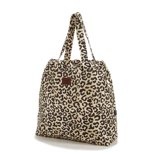 La Millou - Torba Shopper Bag L LEOPARDCREAM by Magdalena Lamparska - Torby i wózki na zakupy - miniaturka - grafika 1