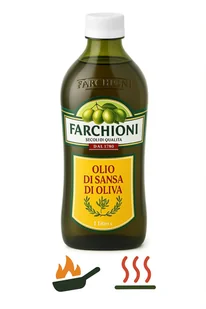 Oliwa z oliwek do smażenia plastikowa butelka Sansa 1l - Farchioni - Zdrowa żywność - miniaturka - grafika 1