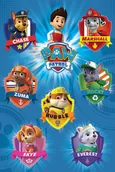 Plakaty - Paw Patrol Czarny Maxi Plakaty, drewno, wielokolorowy PP33832 - miniaturka - grafika 1
